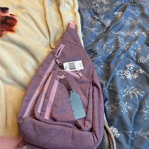Vera Bradley Lavender Sling Backpack